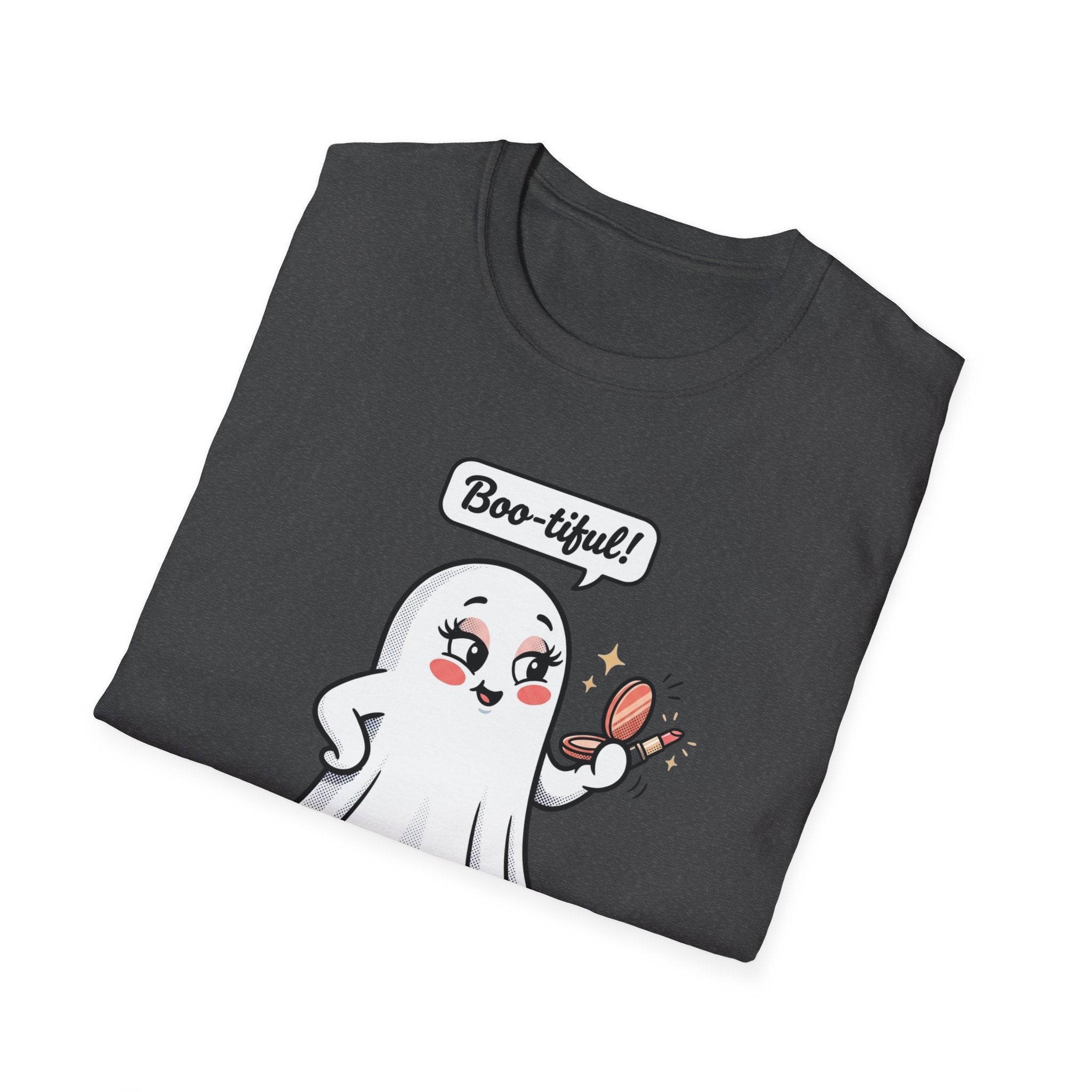 Boo-tiful Ghost T-Shirt — Cute Halloween Spirit Graphic Tee