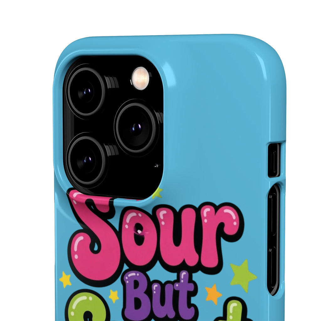 iPhone Case — “Sour But Sweet” Bright Graphic Snap Case