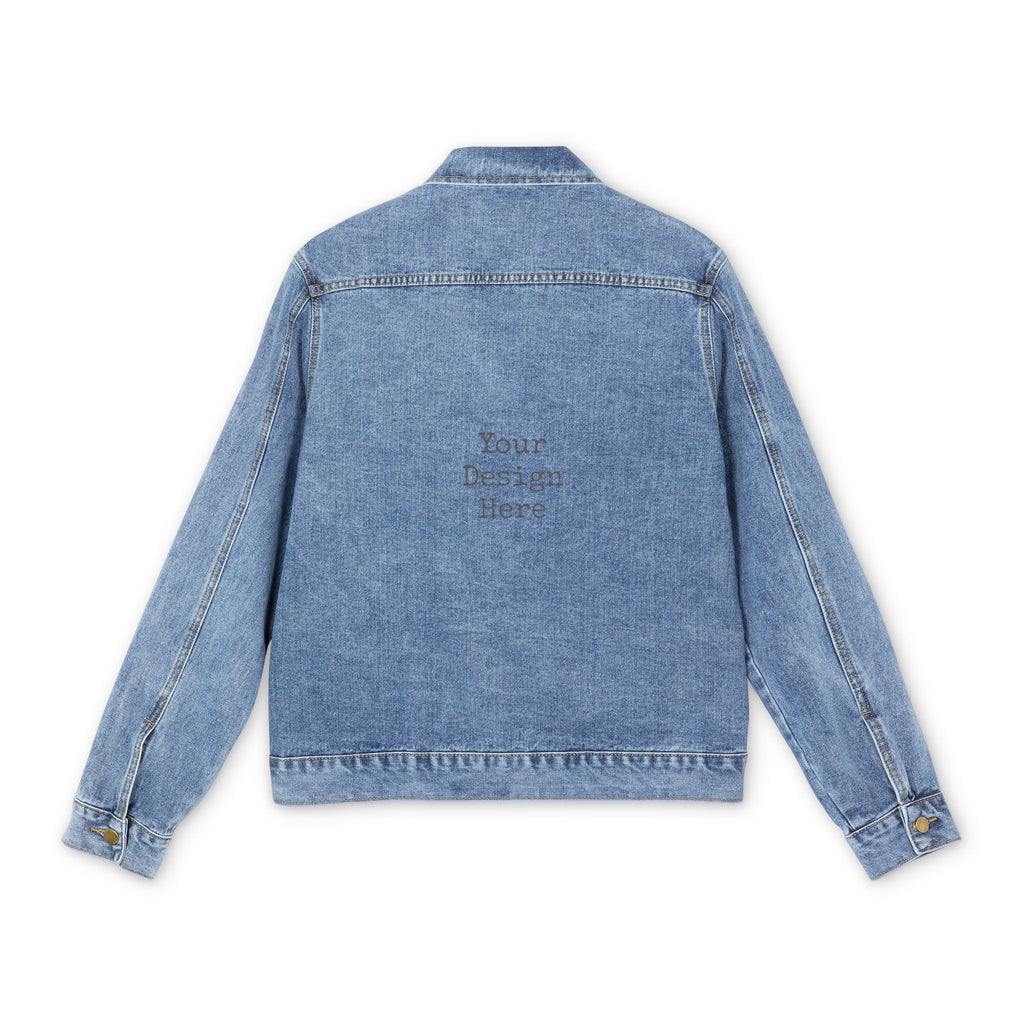 Denim Jacket — Customizable Back Patch Jean Jacket