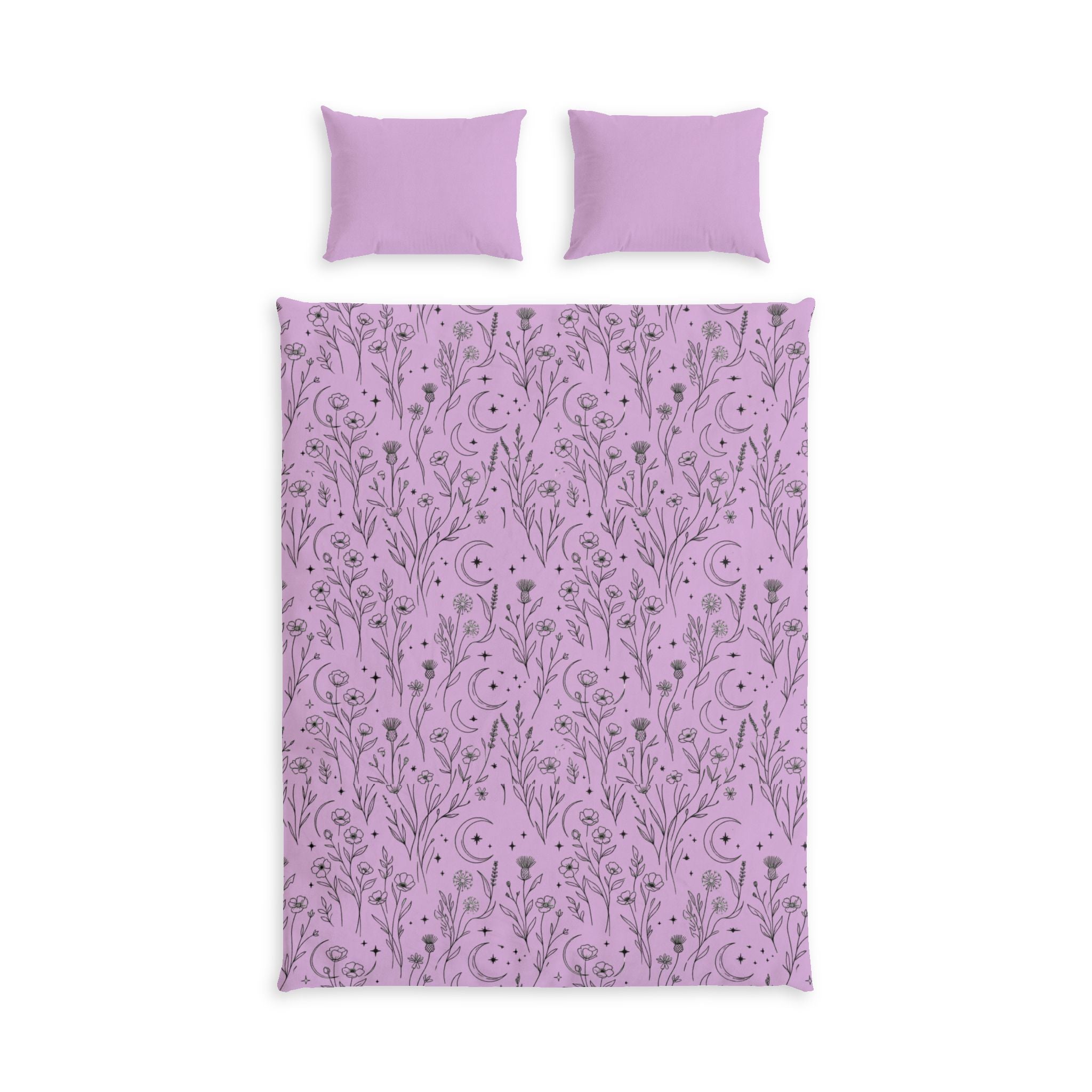 Lavender Moon Floral Cotton Duvet Set