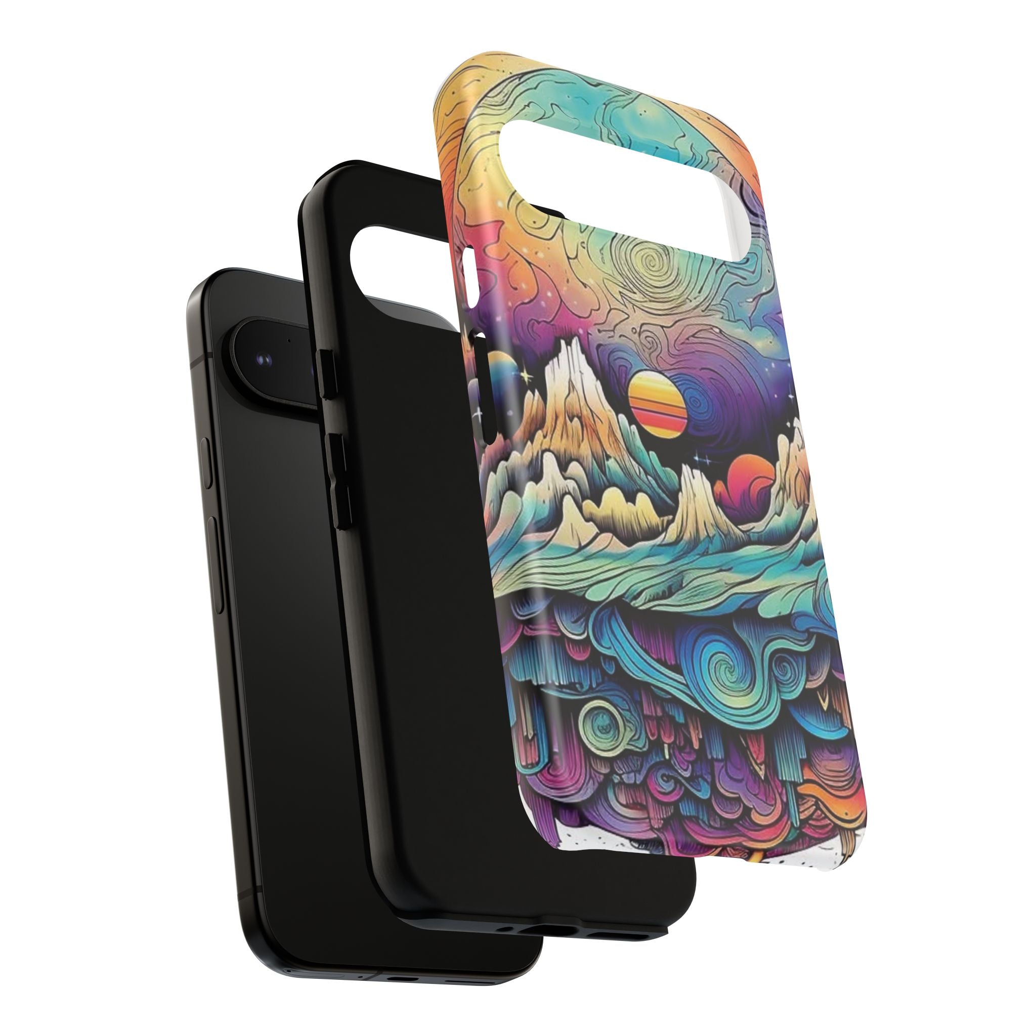 Psychedelic Mountain Sunset Tough Case