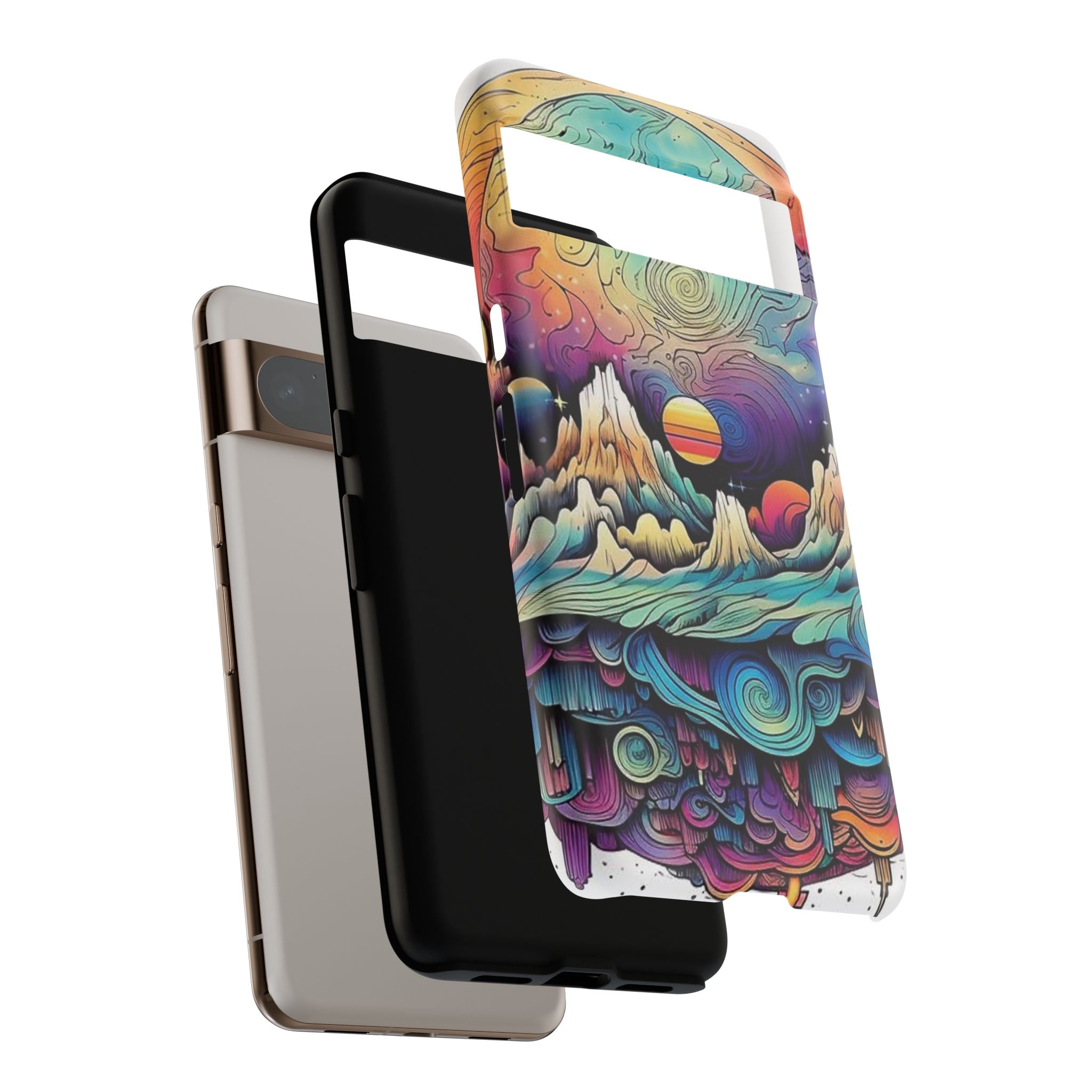 Psychedelic Mountain Sunset Tough Case