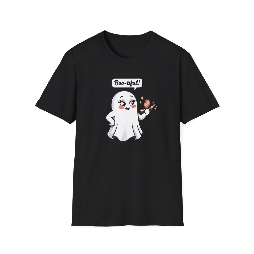 Boo-tiful Ghost T-Shirt — Cute Halloween Spirit Graphic Tee