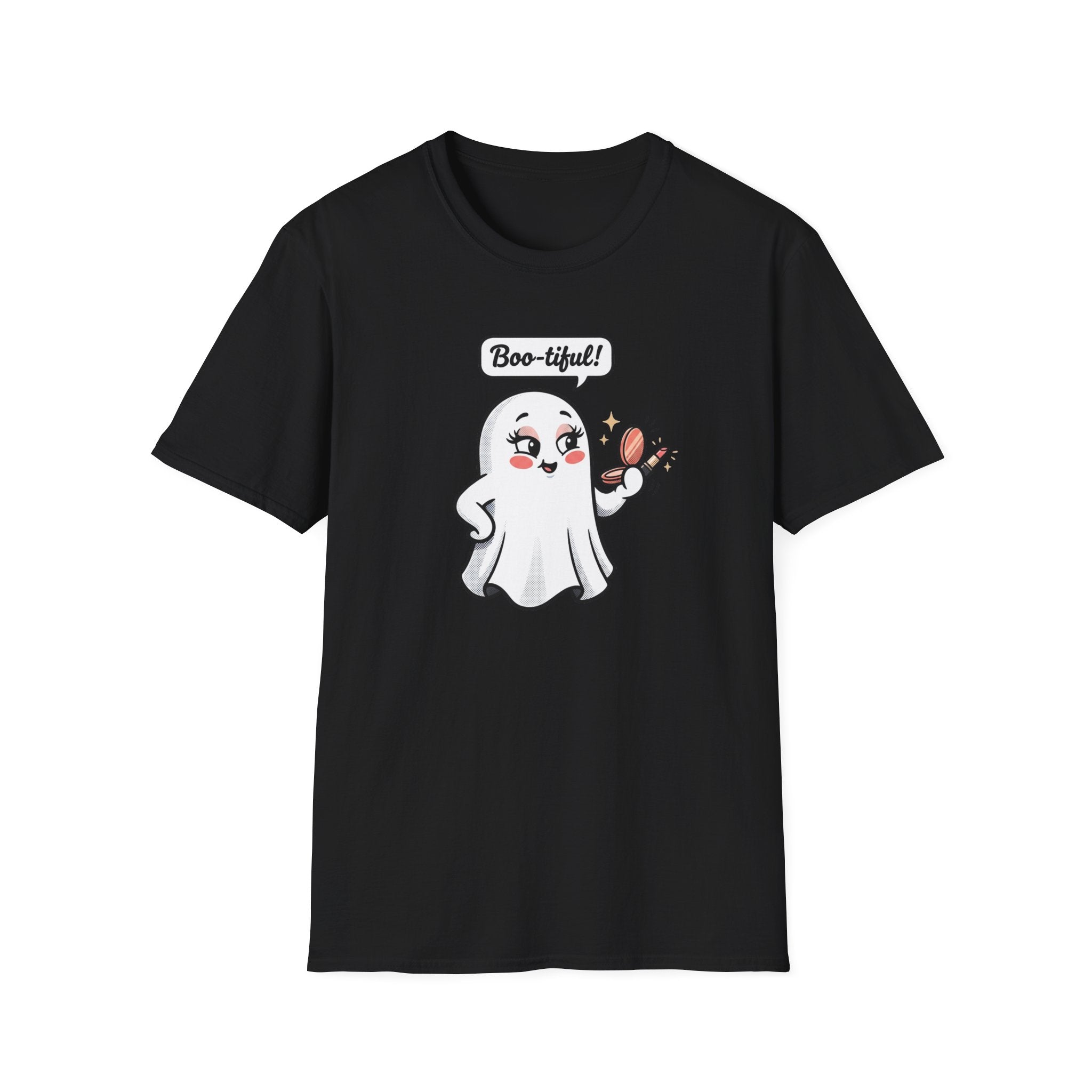 Boo-tiful Ghost T-Shirt — Cute Halloween Spirit Graphic Tee