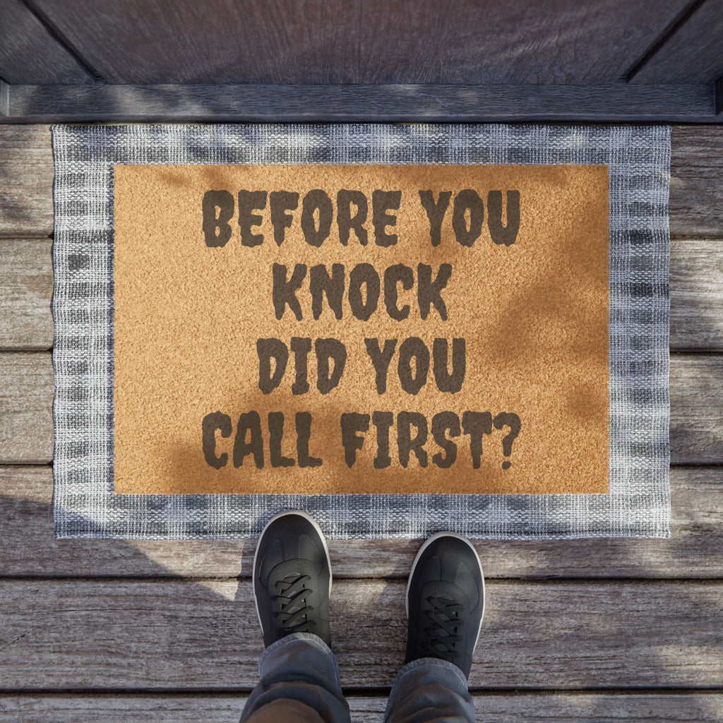 Personalized Coir Doormat — Custom Welcome Entrance Mat
