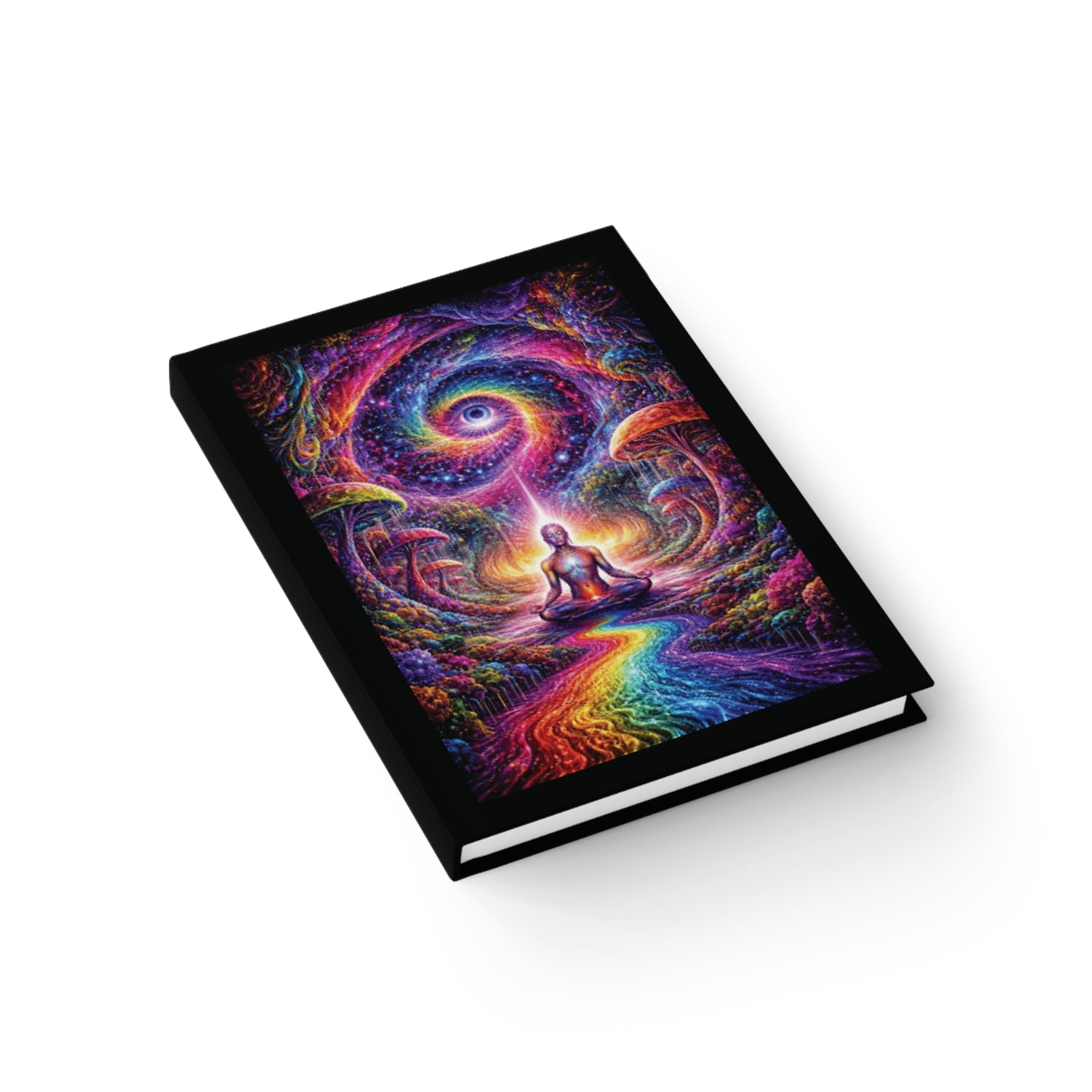 Psychedelic Meditation Journal — Rainbow Spiritual Vision Notebook