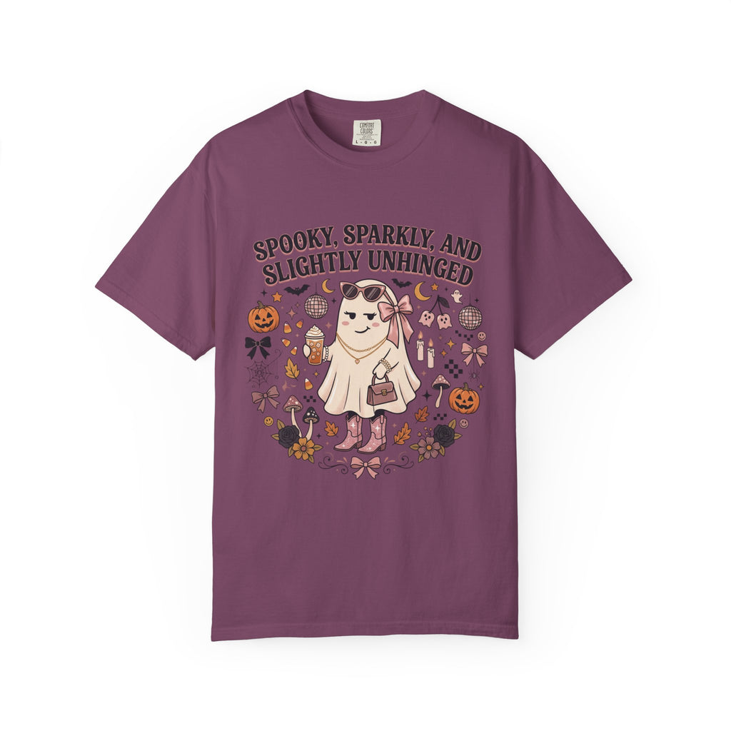 Spooky, Sparkly & Slightly Unhinged Halloween T-Shirt