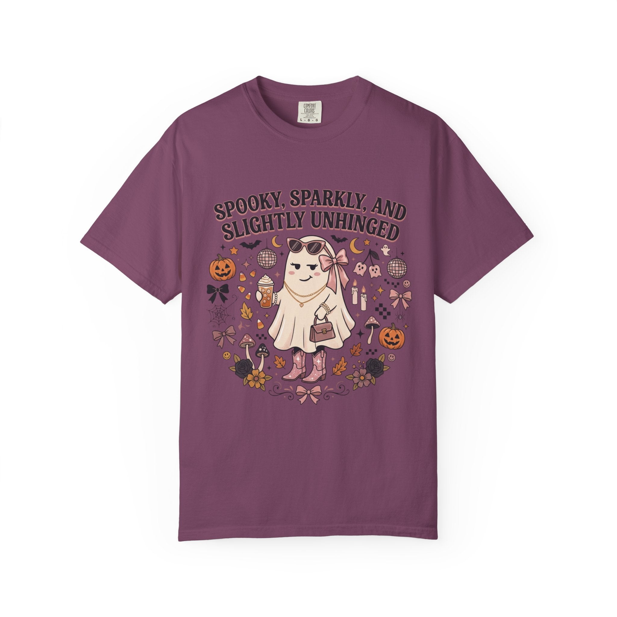 Spooky, Sparkly & Slightly Unhinged Halloween T-Shirt
