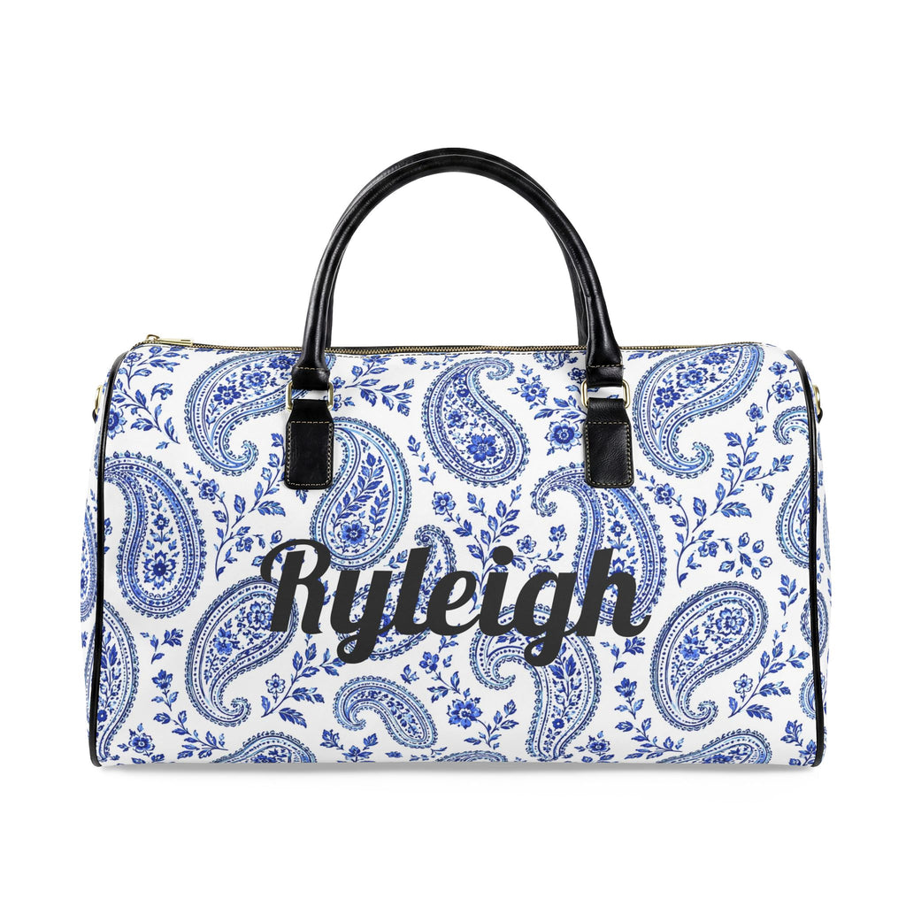 Faux Leather Travel Bag