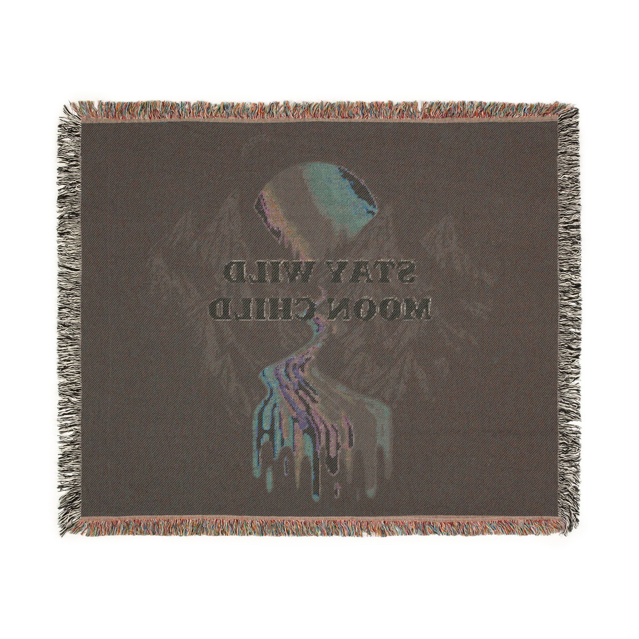 Custom Woven Blanket — Personalized Photo & Text Throw