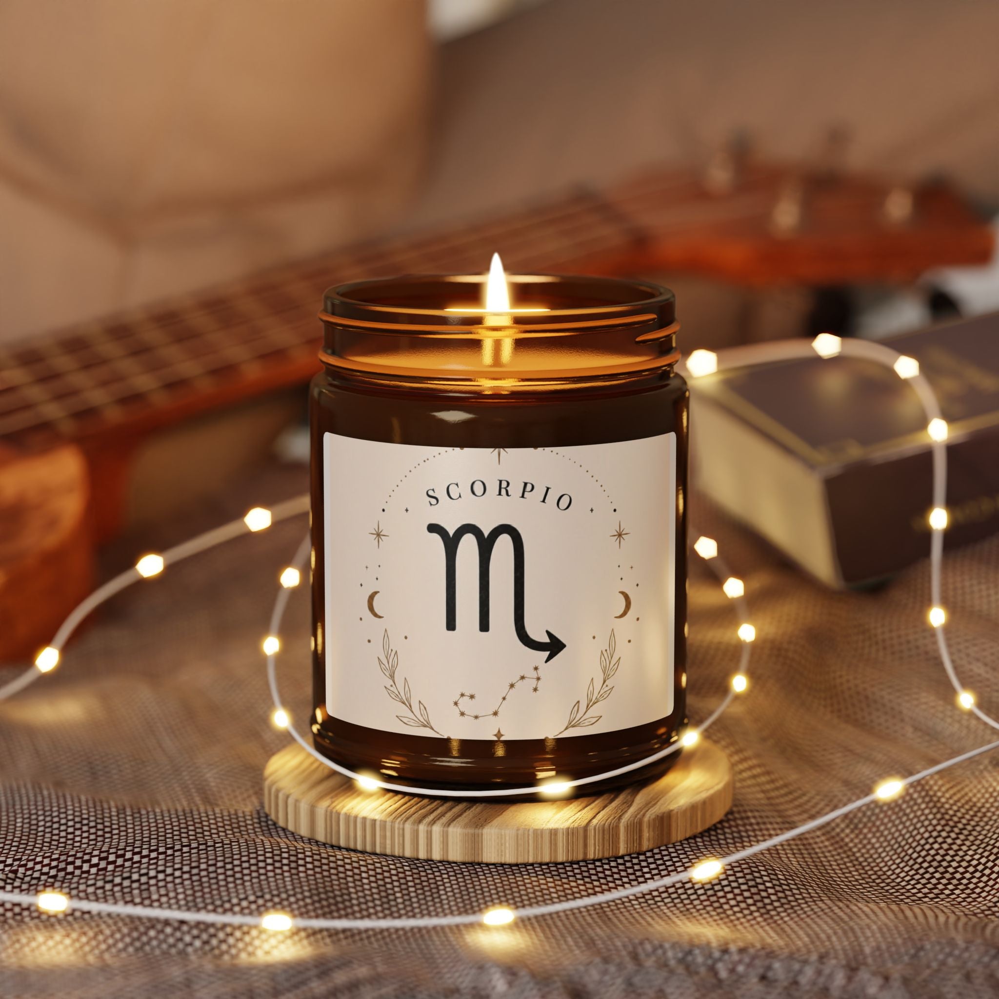 Amber Jar Soy Candle — Scented Aromatherapy Candle (Multi-Size)