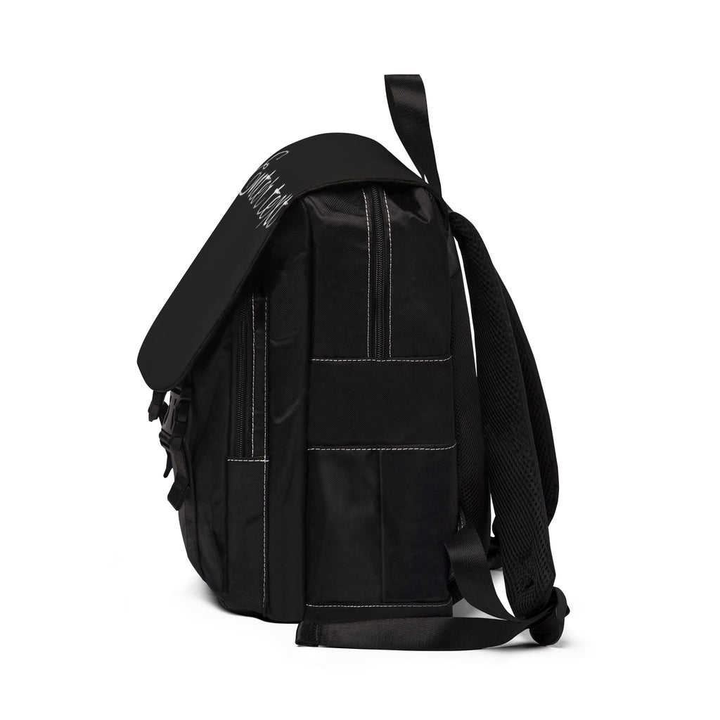 Canvas Flap Backpack — Customizable Casual Shoulder Bag