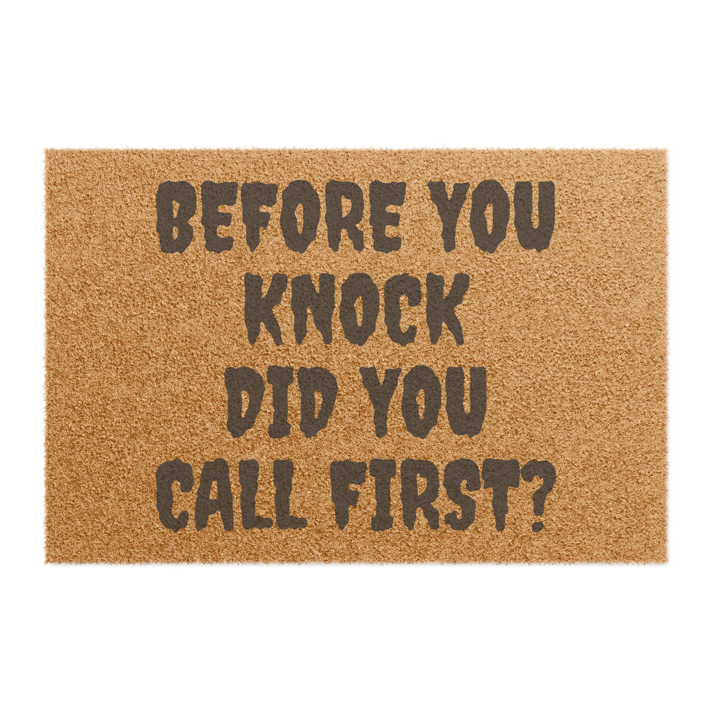 Personalized Coir Doormat — Custom Welcome Entrance Mat