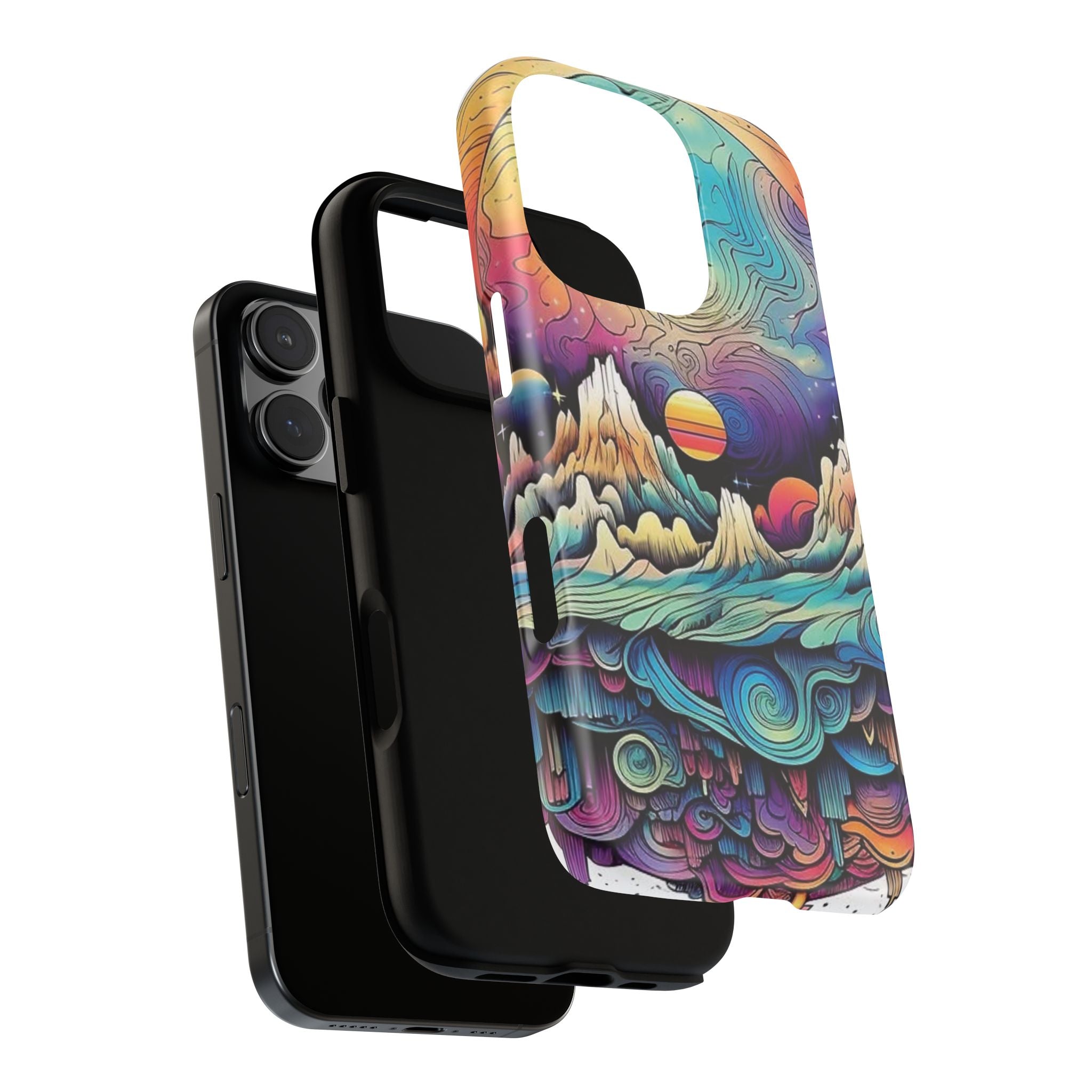 Psychedelic Mountain Sunset Tough Case