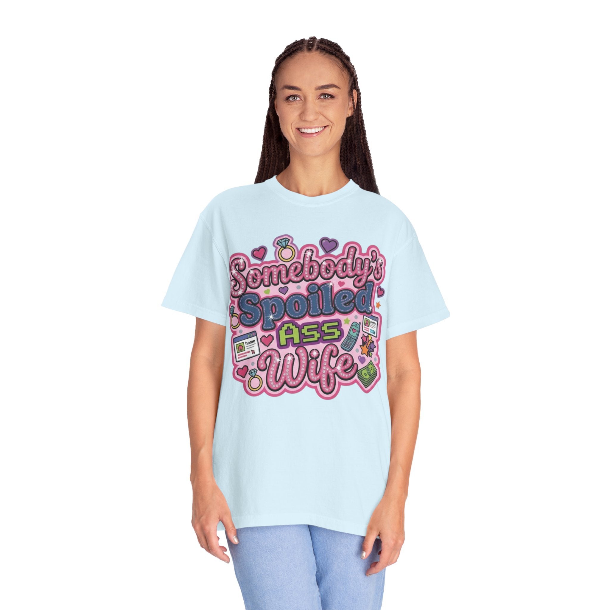 Somebody's Spoiled Ass Wife T-Shirt — Cute Retro Graphic Tee for Wives