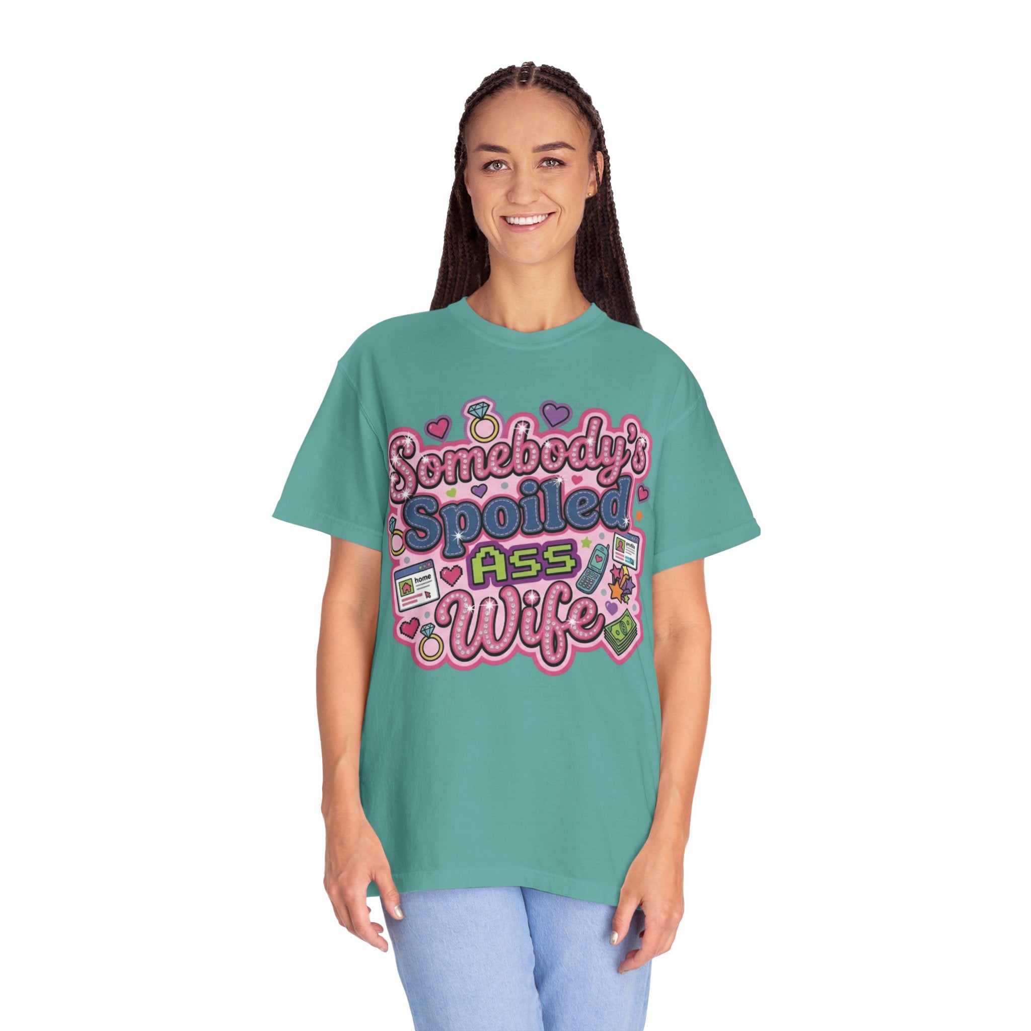 Somebody's Spoiled Ass Wife T-Shirt — Cute Retro Graphic Tee for Wives