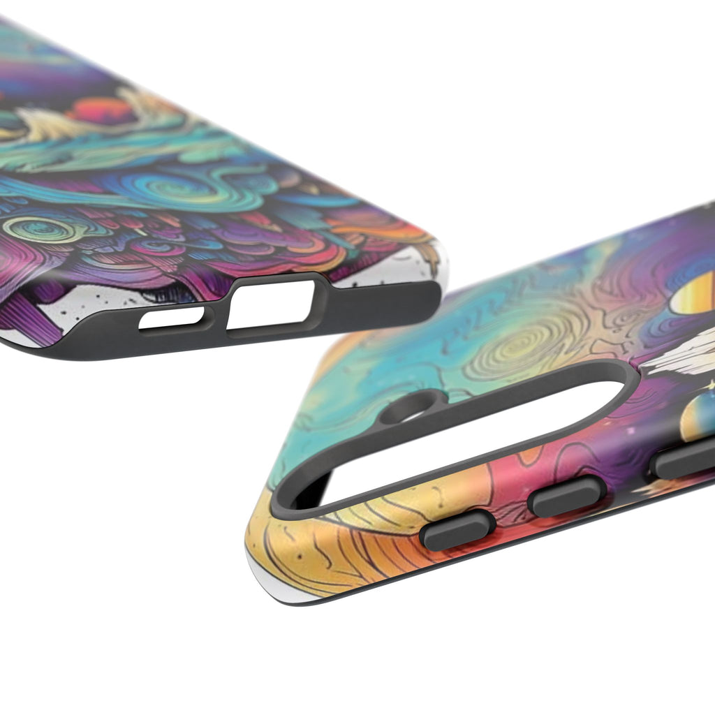 Psychedelic Mountain Sunset Tough Case