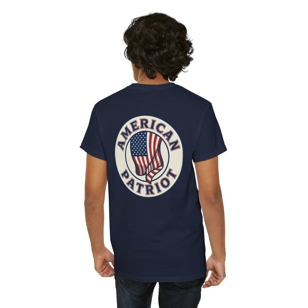 American Patriot T-Shirt — Vintage Flag Graphic Tee