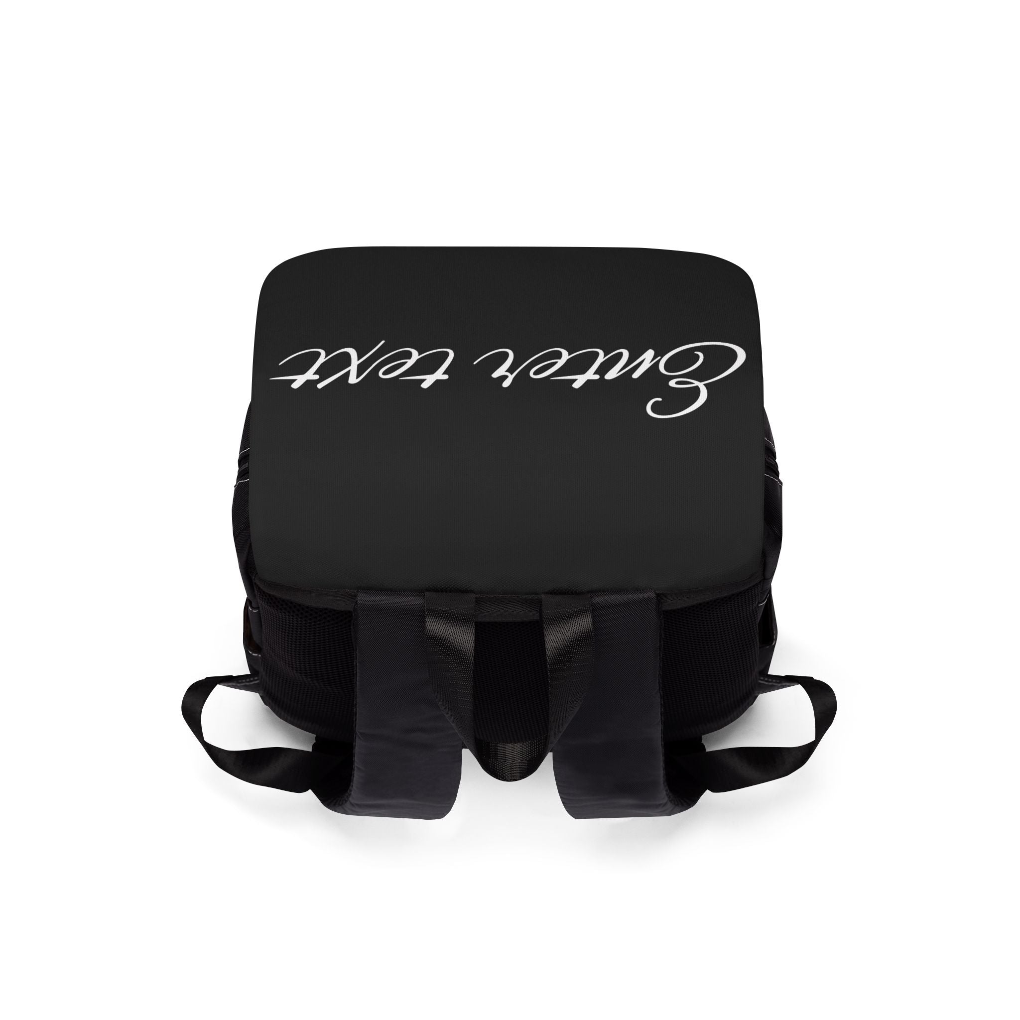 Canvas Flap Backpack — Customizable Casual Shoulder Bag