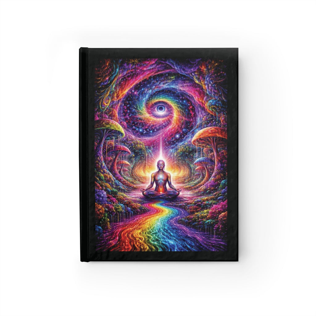 Psychedelic Meditation Journal — Rainbow Spiritual Vision Notebook
