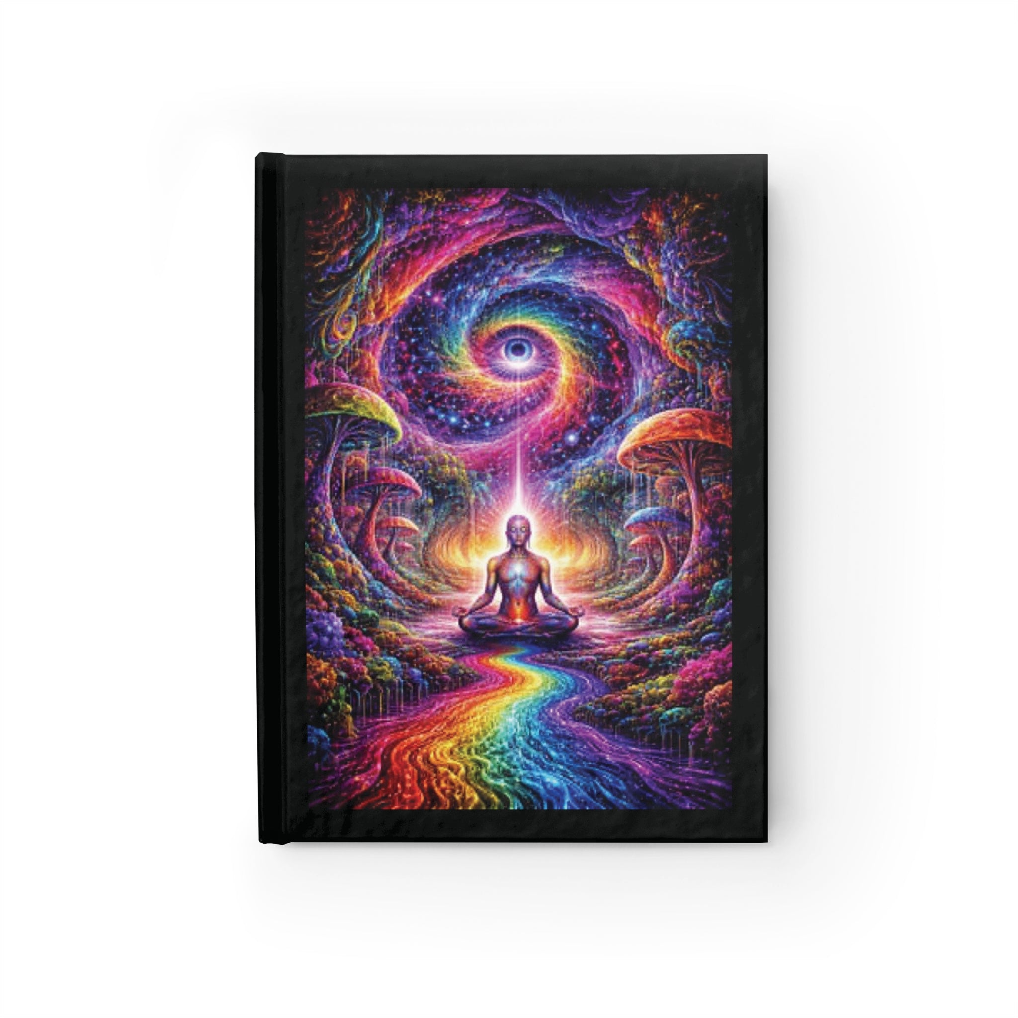 Psychedelic Meditation Journal — Rainbow Spiritual Vision Notebook