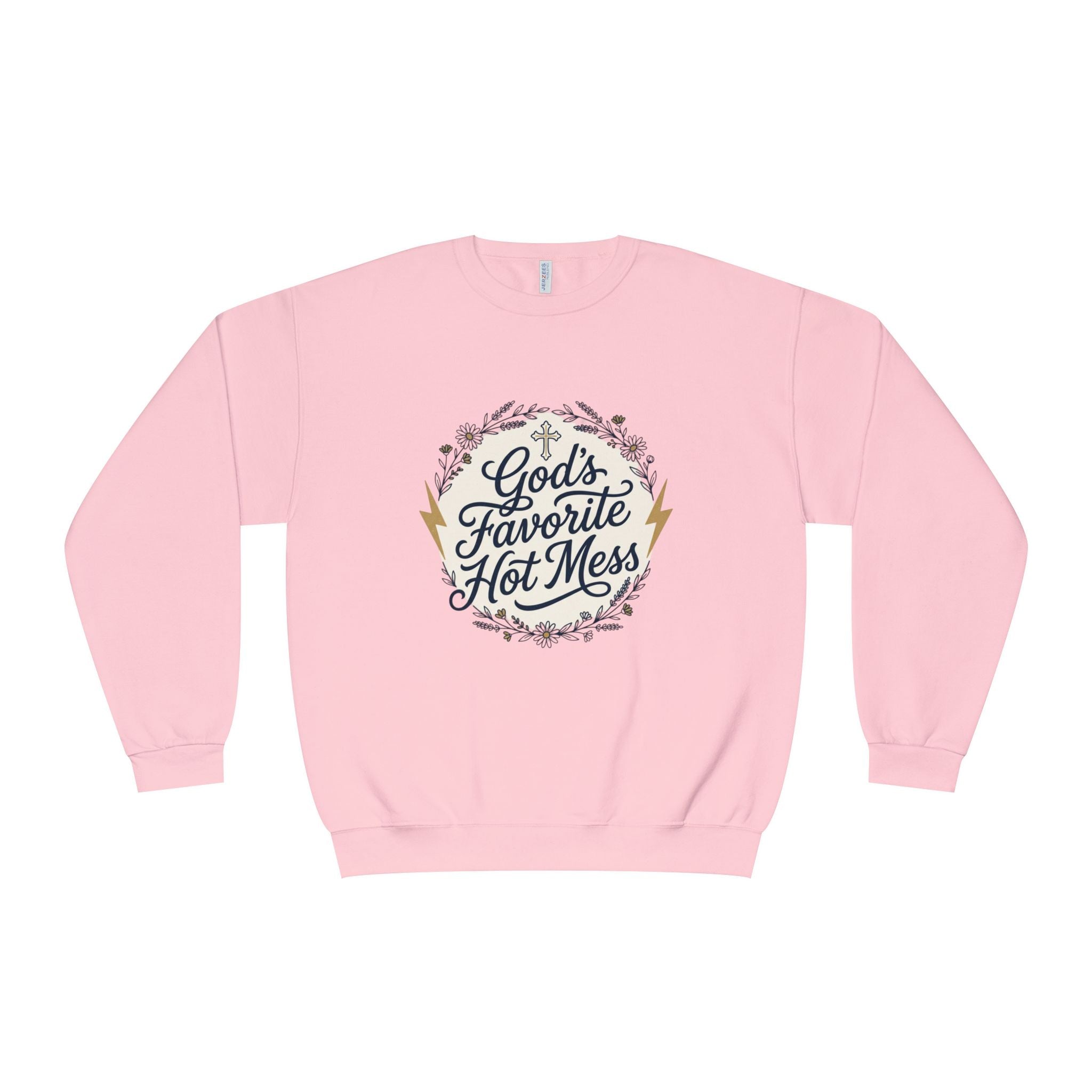 God's Favorite Hot Mess Crewneck Sweatshirt