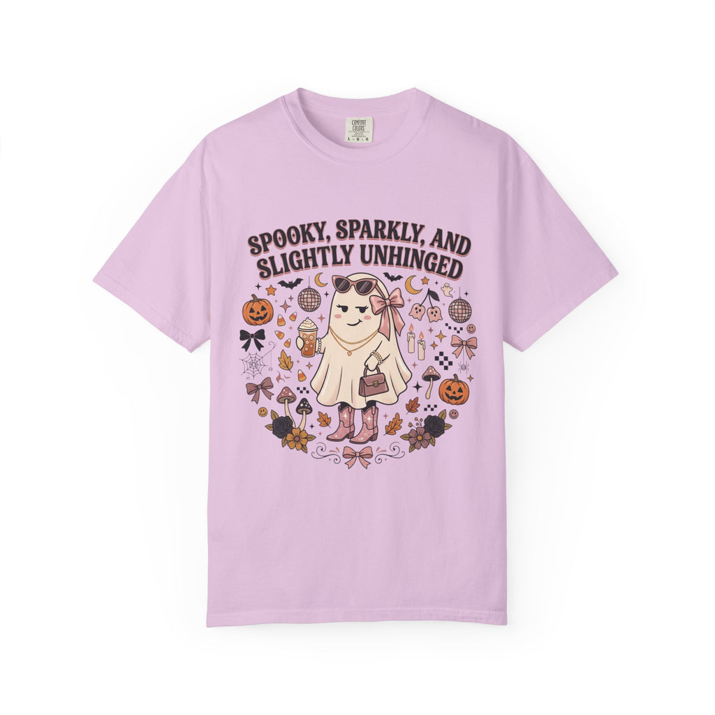 Spooky, Sparkly & Slightly Unhinged Halloween T-Shirt