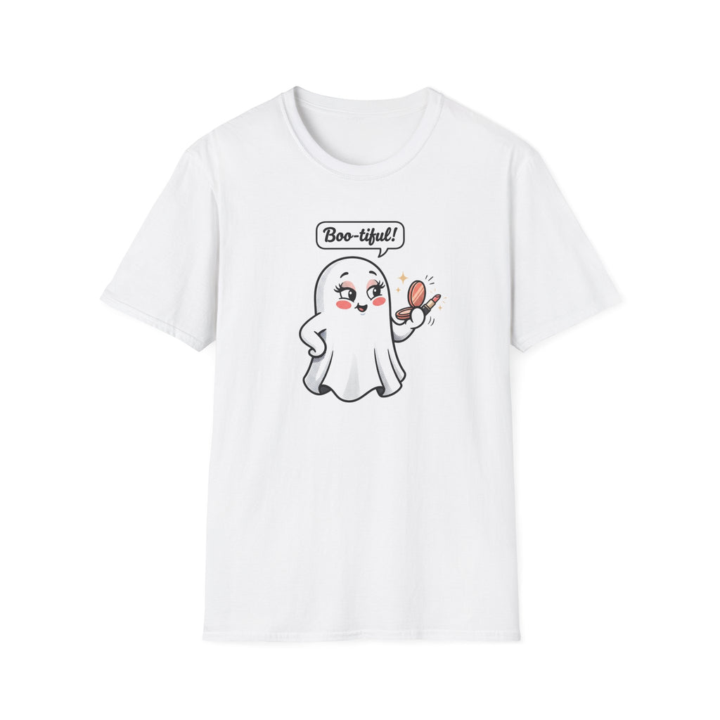 Boo-tiful Ghost T-Shirt — Cute Halloween Spirit Graphic Tee