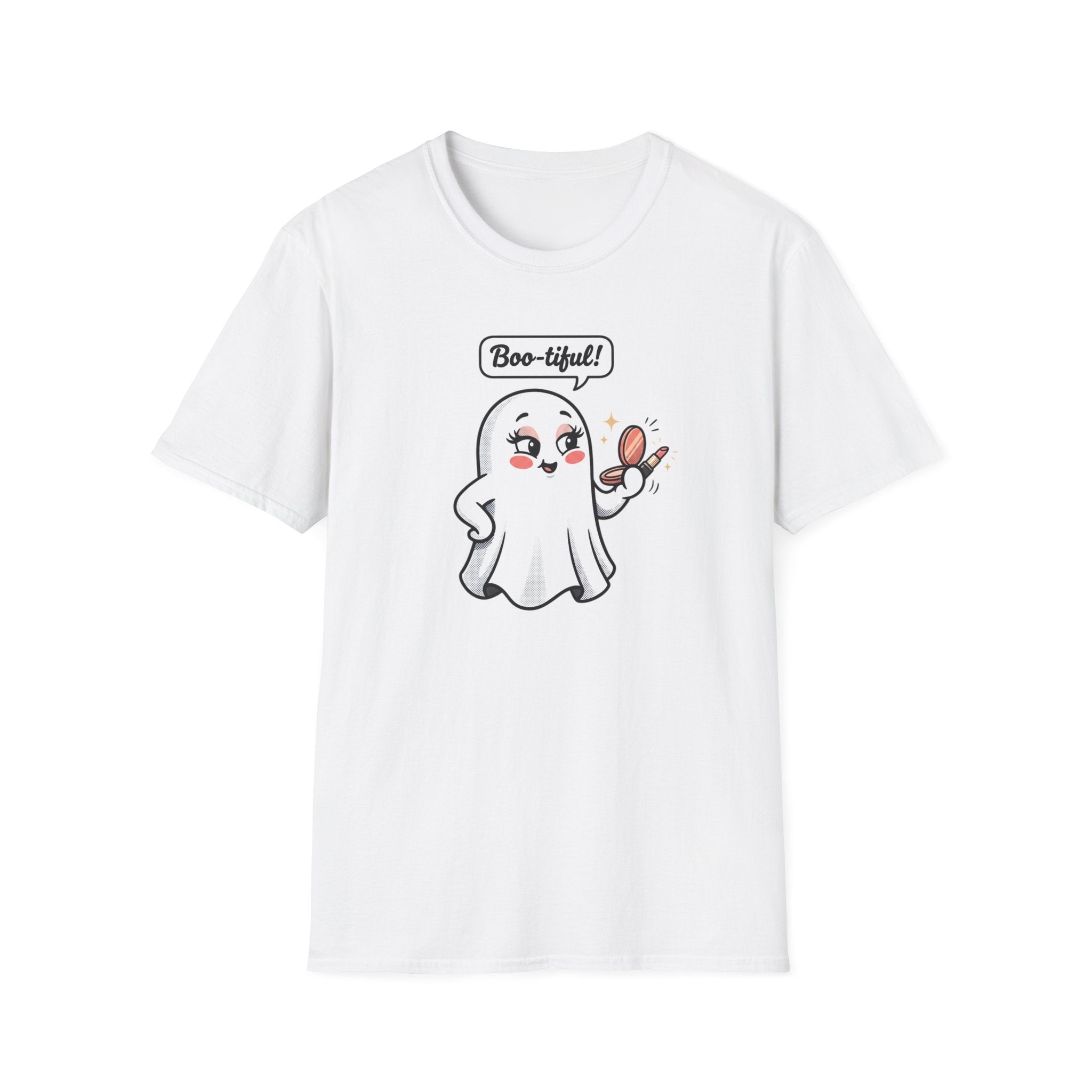Boo-tiful Ghost T-Shirt — Cute Halloween Spirit Graphic Tee