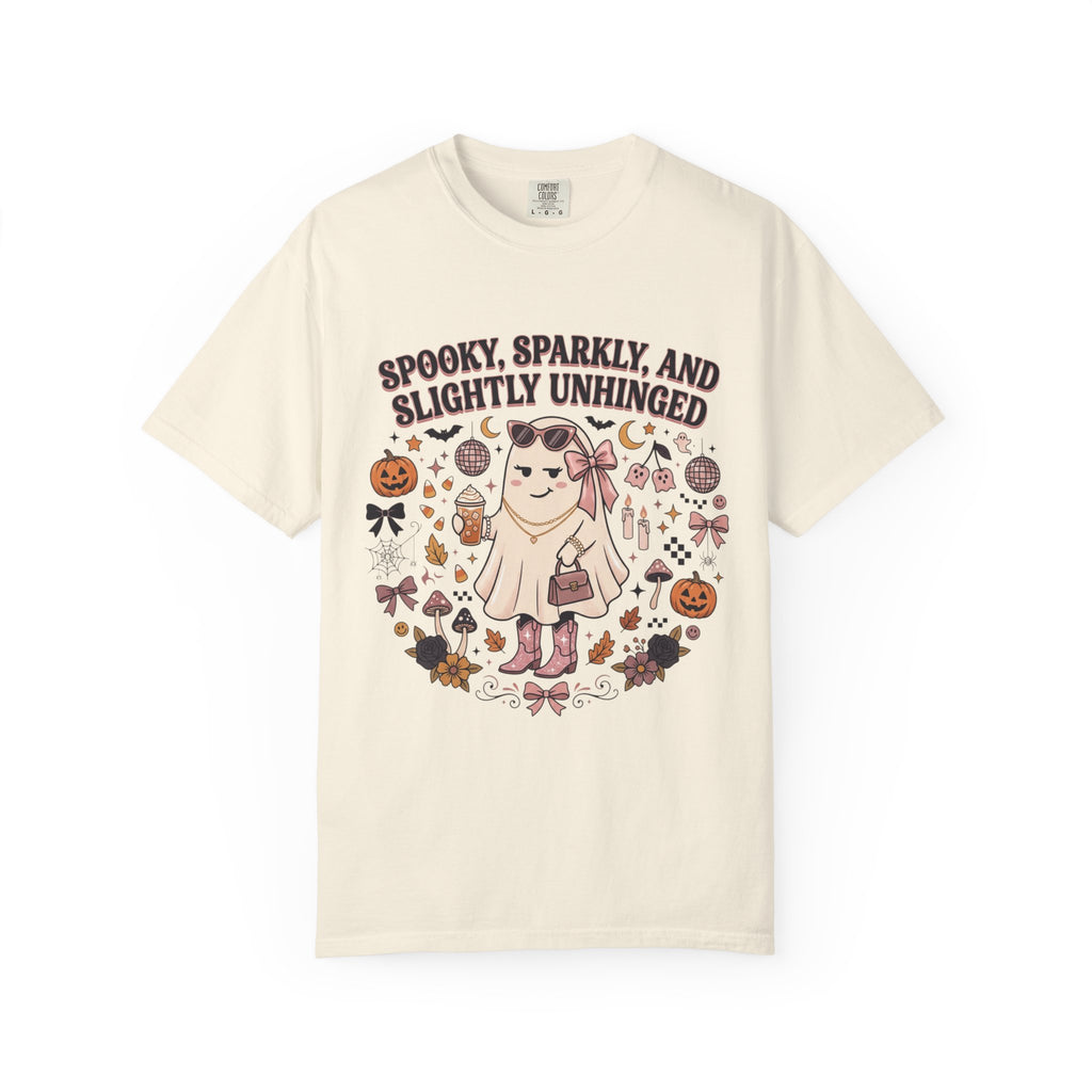 Spooky, Sparkly & Slightly Unhinged Halloween T-Shirt