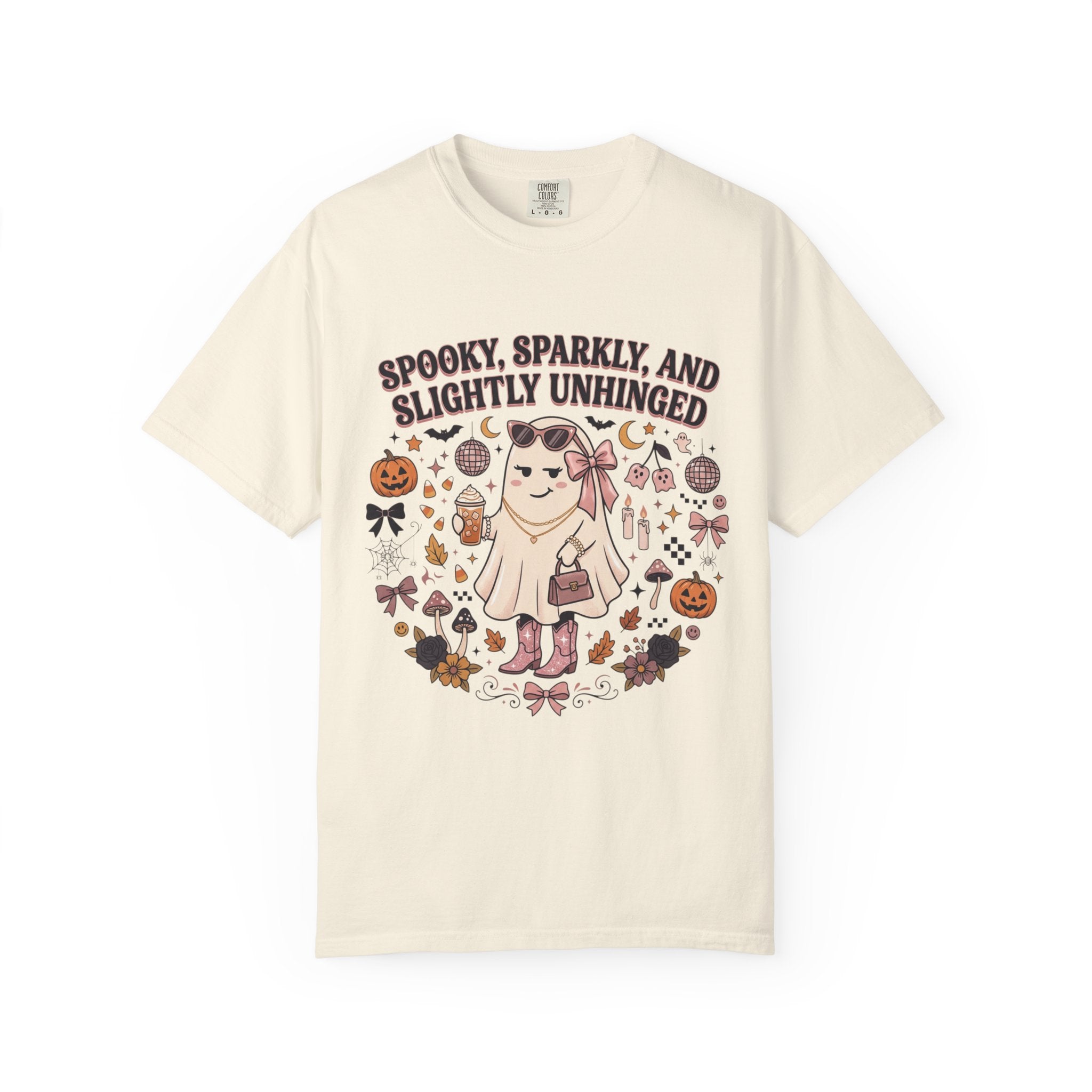 Spooky, Sparkly & Slightly Unhinged Halloween T-Shirt