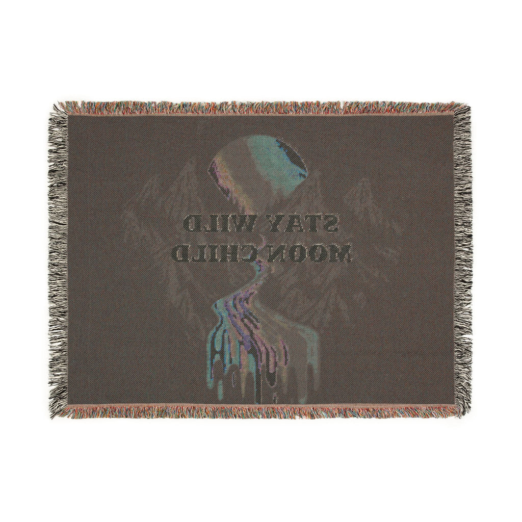 Custom Woven Blanket — Personalized Photo & Text Throw