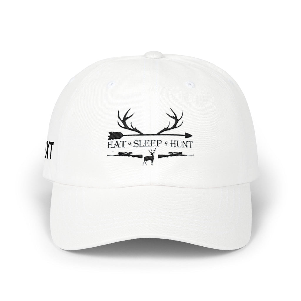 Men"s Cap — 'Eat • Sleep • Hunt' Antler Baseball Hat for Hunters