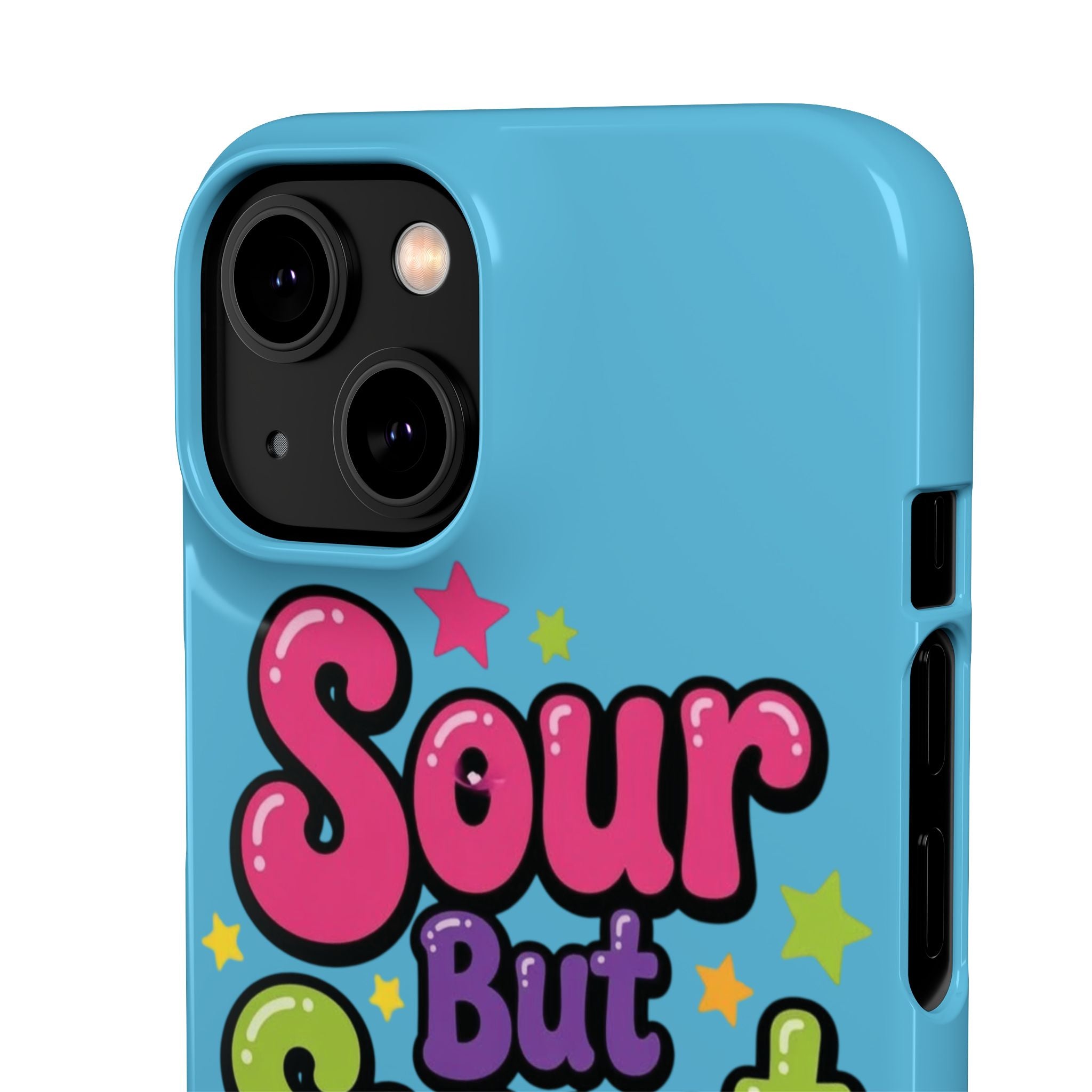 iPhone Case — “Sour But Sweet” Bright Graphic Snap Case