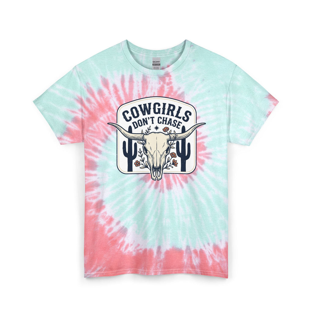 Cowgirls Don’t Chase Tie-Dye Tee