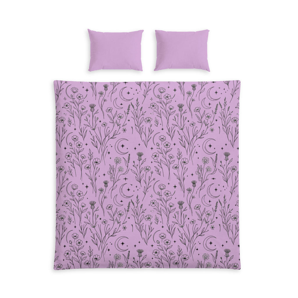 Lavender Moon Floral Cotton Duvet Set