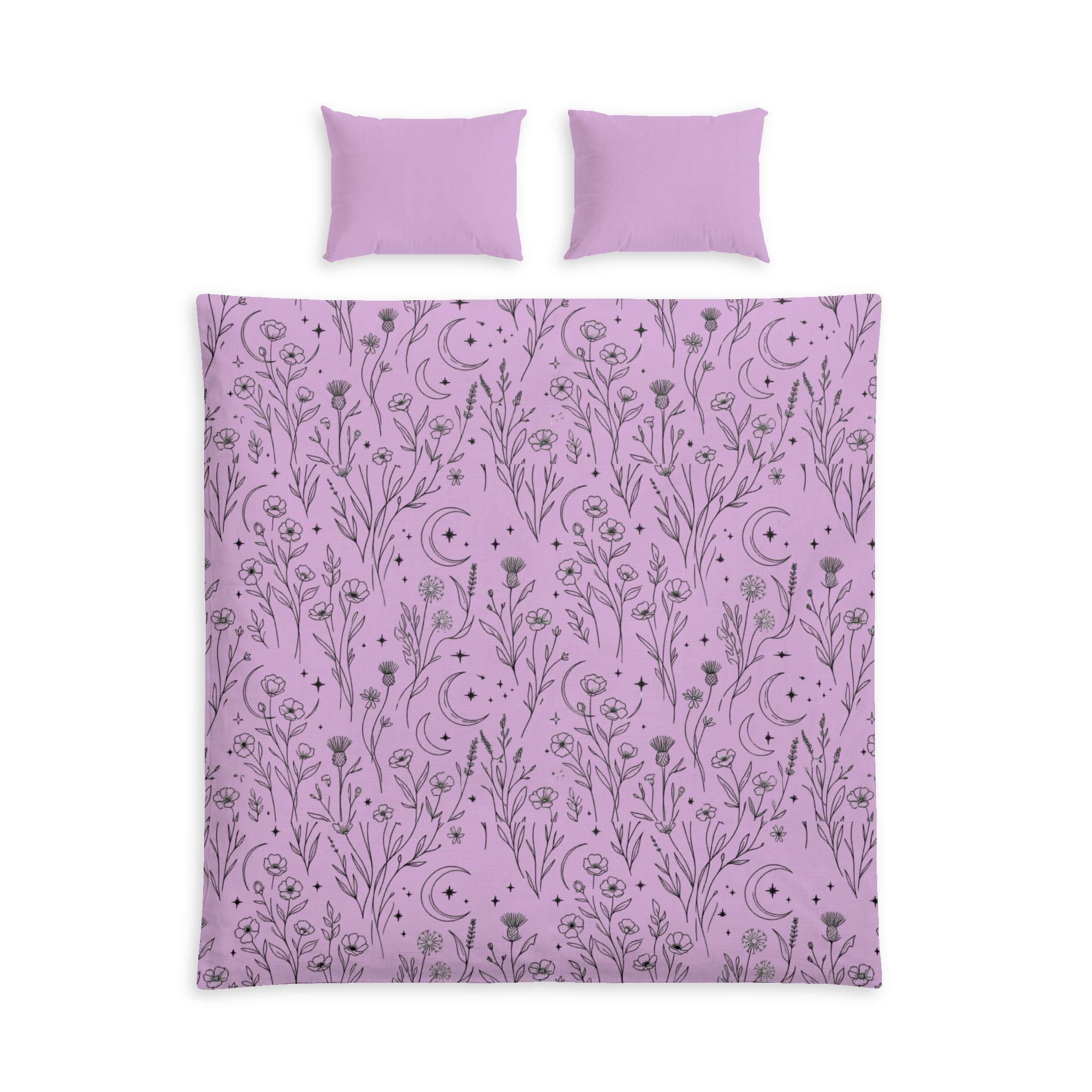 Lavender Moon Floral Cotton Duvet Set