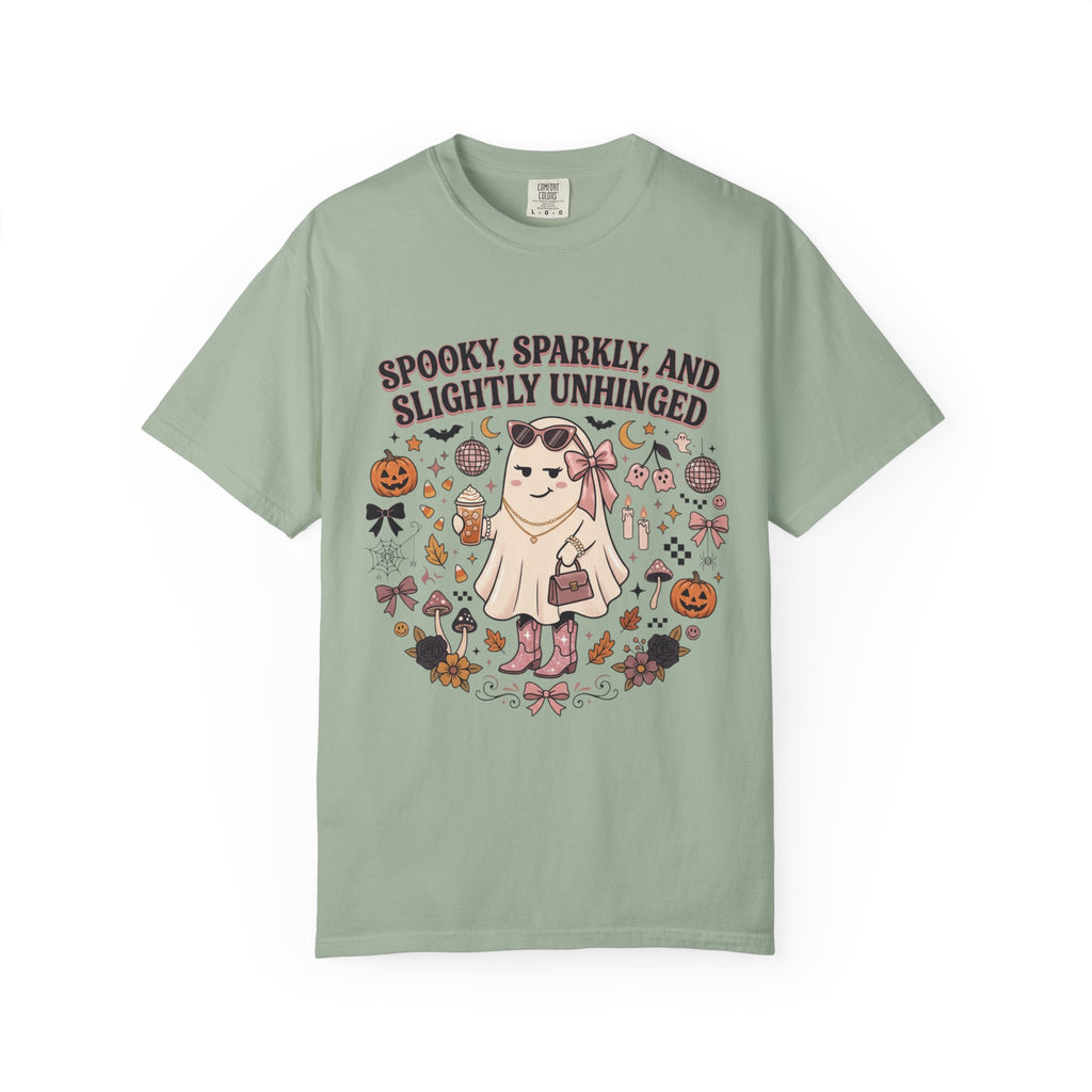 Spooky, Sparkly & Slightly Unhinged Halloween T-Shirt