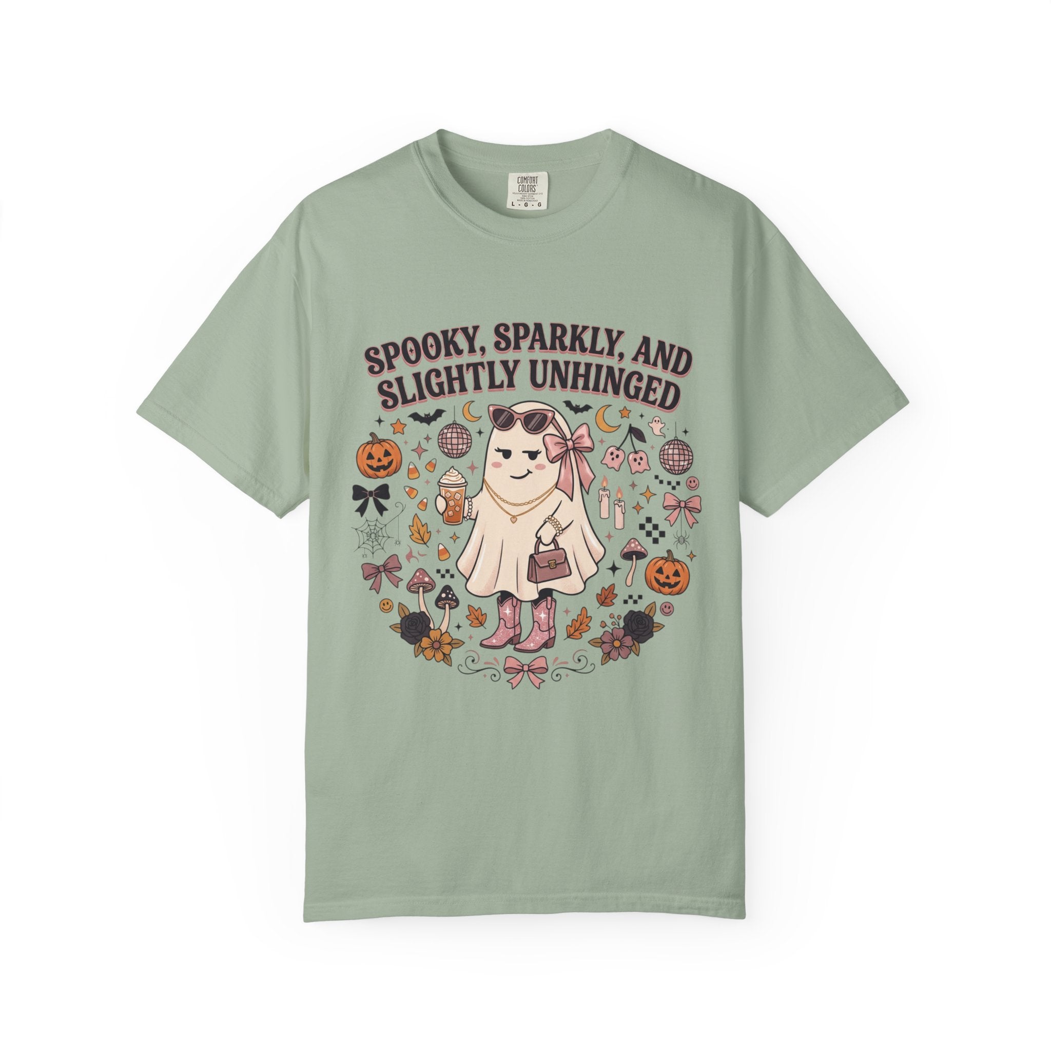Spooky, Sparkly & Slightly Unhinged Halloween T-Shirt