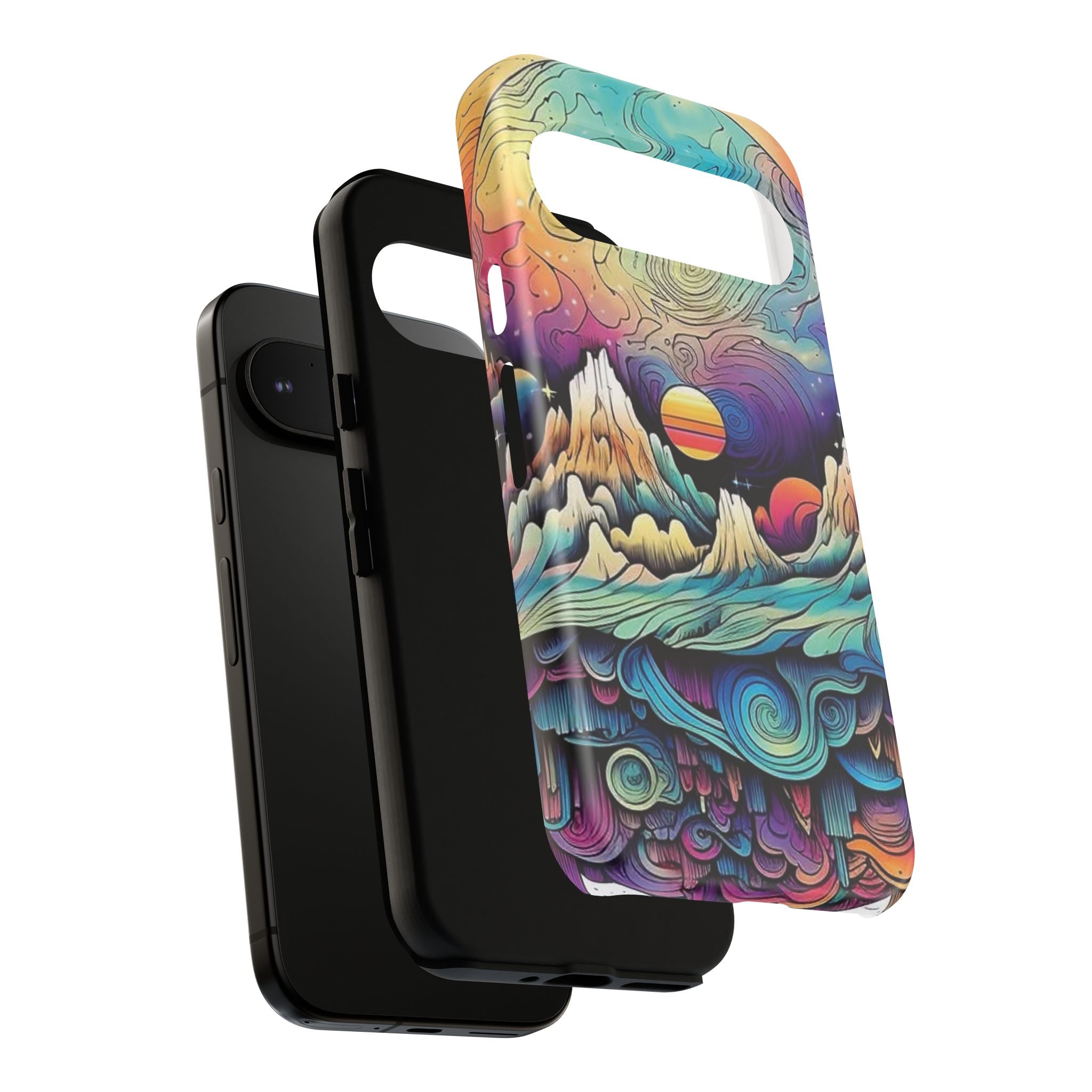 Psychedelic Mountain Sunset Tough Case