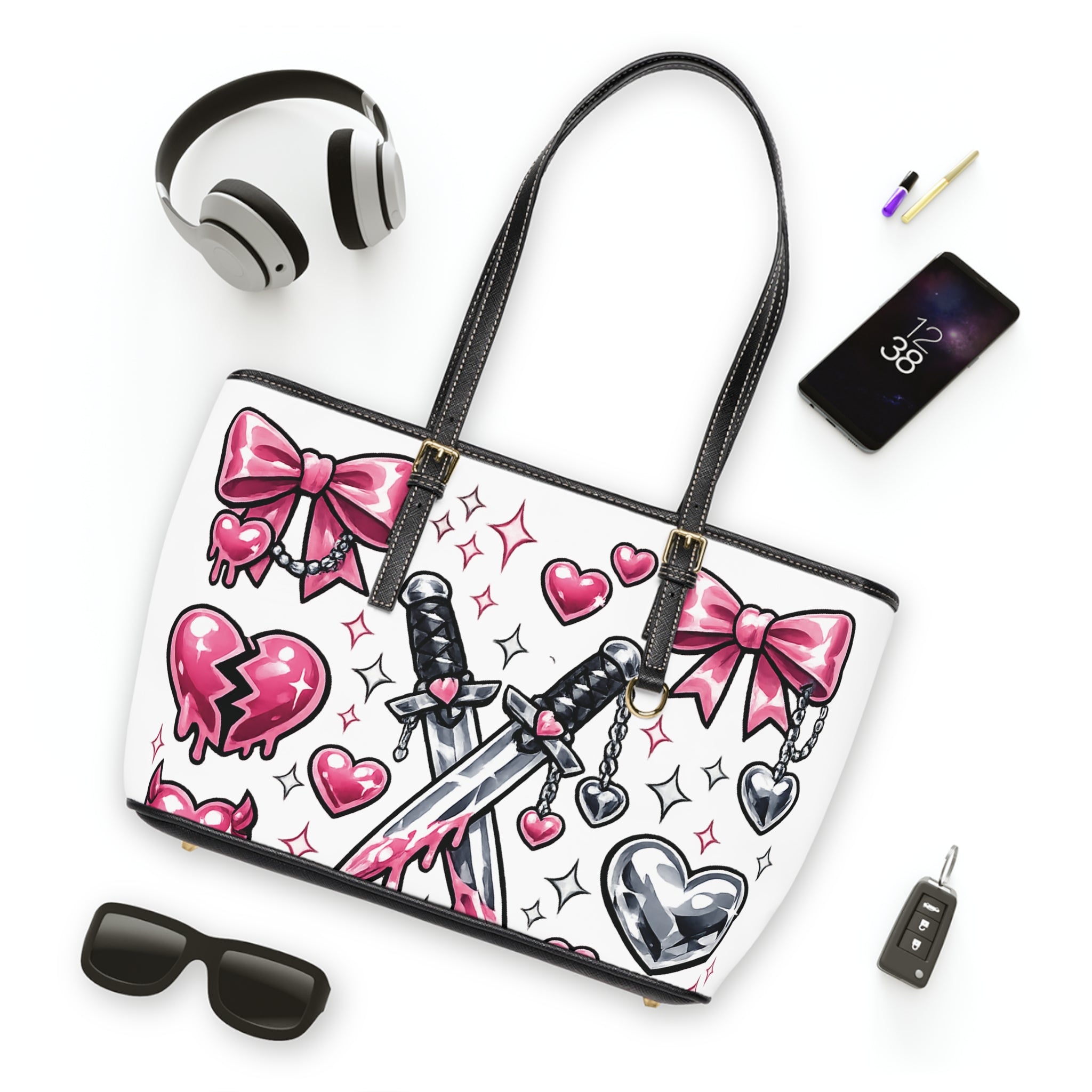 Baddie PU Leather Shoulder Bag