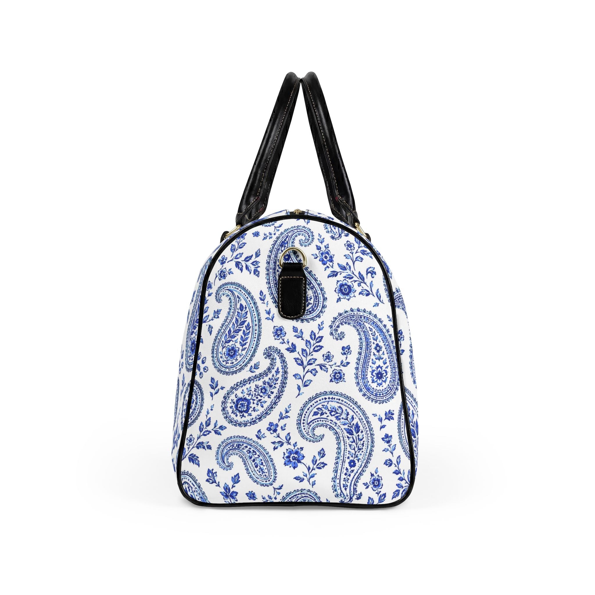 Faux Leather Travel Bag