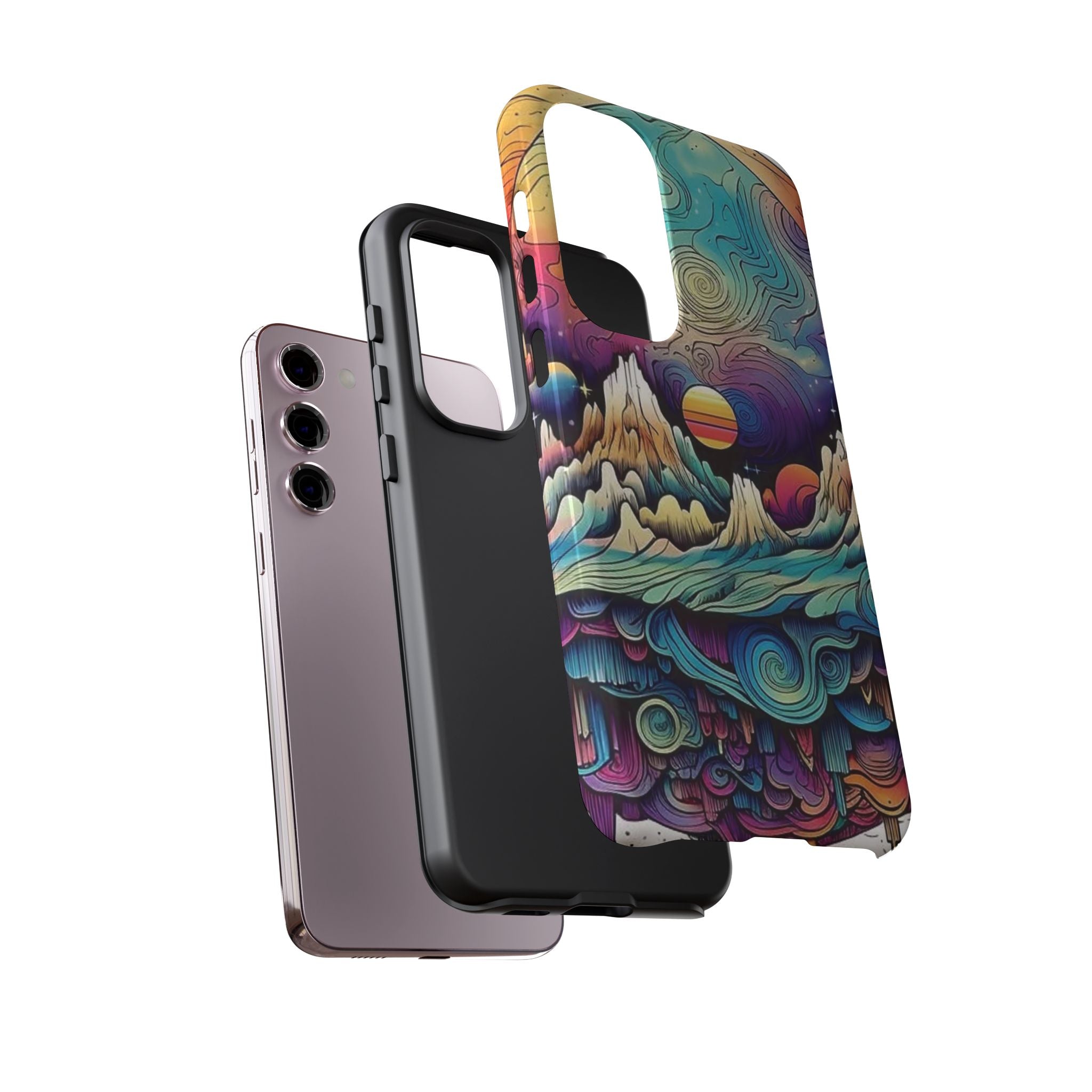 Psychedelic Mountain Sunset Tough Case